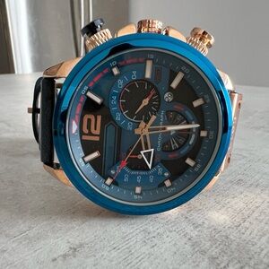 Blue & Gold Watch